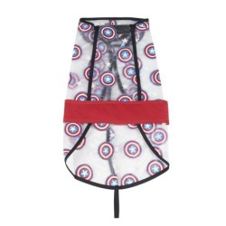 Dog raincoat The Avengers Transparent Red S