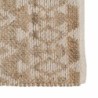 Carpet White Natural 60 % Cotton Jute 160 x 230 cm