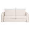 Sofa 195 x 95 x 88 cm Synthetic Fabric Cream