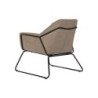 Armchair DKD Home Decor Black Beige Metal 75 x 76 x 81 cm