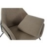 Armchair DKD Home Decor Black Beige Metal 75 x 76 x 81 cm