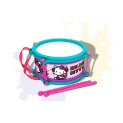 Drum Hello Kitty Blue Pink 16 cm