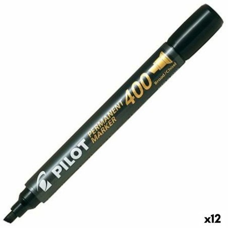 Permanent marker Pilot SCA-400 Black (12 Units)