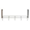 Door Coat Rack DKD Home Decor 8424001835256 Transparent Silver Metal 47 x 10 x 22 cm