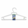 Hangers Ruth Dem Ruth White Plastic 5 Pieces 37 x 18,5 x 3 cm (12 Units)