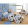 Duvet cover set Alexandra House Living Animals Multicolour Single 2 Pieces