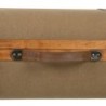 Set of Chests 80 x 41,5 x 25 cm Synthetic Fabric Wood (2 Pieces)