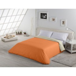 Nordic cover Alexandra House Living Orange 260 x 240 cm Reversible Bicoloured