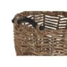 Basket set DKD Home Decor Wood Colonial Fibre (46 x 46 x 40 cm)