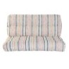 Cushion DKD Home Decor Floor Multicolour Aluminium Stripes 120 x 80 x 16 cm