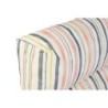 Cushion DKD Home Decor Floor Multicolour Aluminium Stripes 120 x 80 x 16 cm