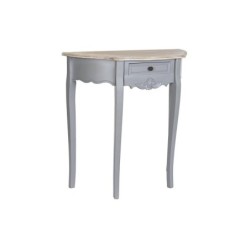 Console DKD Home Decor Grey Natural Wood Paolownia wood MDF Wood 80.5 x 34 x 78.5 cm 80,5 x 34 x 78,5 cm