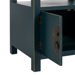 Nightstand ORIENTE Blue MDF Wood 50 x 40 x 66 cm