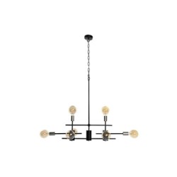 Ceiling Light DKD Home Decor 87 x 18 x 28 cm Black Metal