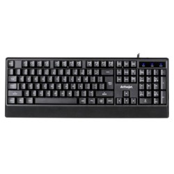 Keyboard Activejet K-3255 Black Monochrome QWERTY