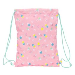 Backpack with Strings Peppa Pig Ice cream Pink Mint 26 x 34 x 1 cm