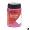 Tempera La Pajarita L-24 6 Pieces Magenta School Satin finish