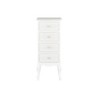 Chest of drawers Home ESPRIT White Wood MDF Wood Romantic 40 x 36 x 100 cm