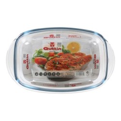 Casserole with lid Quttin Glass (3L + 1,5L)