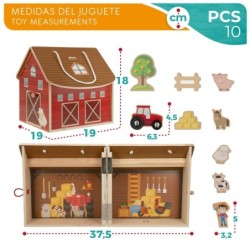 Farm with Animals Woomax (10 pcs)