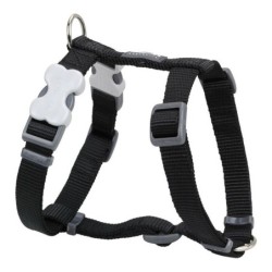 Dog Harness Red Dingo Smooth 30-48 cm Black