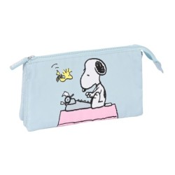 Triple Carry-all Snoopy Imagine Blue 22 x 12 x 3 cm