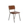 Dining Chair Home ESPRIT Brown Black 46 x 52 x 78 cm