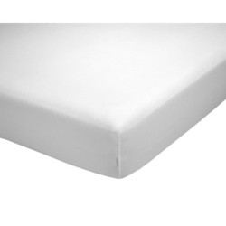 Fitted bottom sheet Alexandra House Living QUTUN White 160 x 200 cm