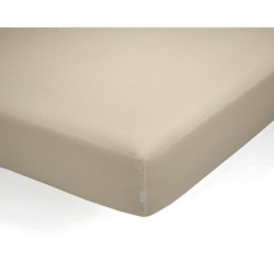 Fitted sheet Alexandra House Living QUTUN Taupe 160 x 200 cm