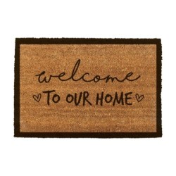 Doormat EDM Brown Fibre (40 x 60 cm)