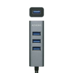 USB Hub Aisens A109-0508 Grey (1 Unit)