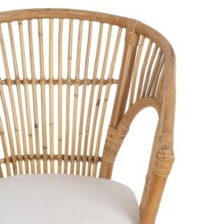 Armchair 57 x 58 x 80 cm Natural Rattan