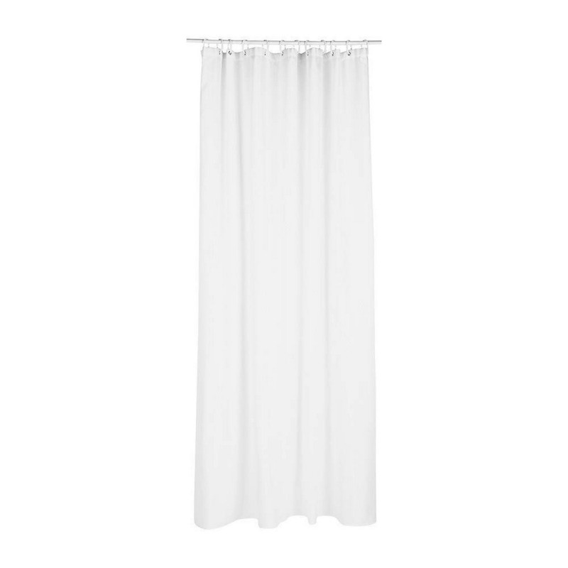 Shower Curtain 5five Polyester White (180 x 200 cm)