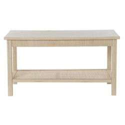 Centre Table DKD Home Decor 90 x 50 x 46 cm Natural Aluminium MDF Wood