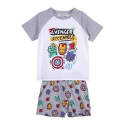 Summer Pyjama The Avengers Grey White