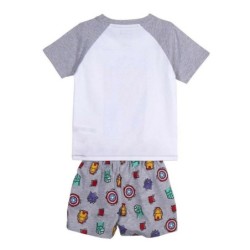 Summer Pyjama The Avengers Grey White