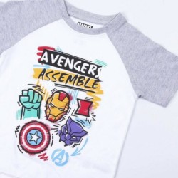 Summer Pyjama The Avengers Grey White