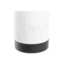 Toilet Brush DKD Home Decor White Black White/Black Metal Resin Stainless steel Marble Modern 30 x 40 cm 10 x 10 x 37,4 cm