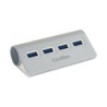 USB Hub CoolBox COO-HU4ALU3 Aluminium (4 Ports)