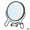 Magnifying Mirror Black Iron 11 x 13 x 1,5 cm (12 Units)