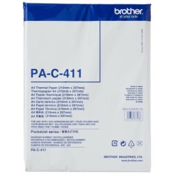 White Thermal Paper A4 Brother PAC411 White