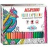 Set of Felt Tip Pens Alpino Color Experience 36 Pieces Multicolour