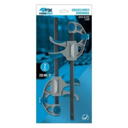 One-hand clamp Ferrestock 8"/200 mm (2 pcs)