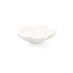 Snack tray Quid Select White Ceramic Flower (6 Units) (Pack 6x)