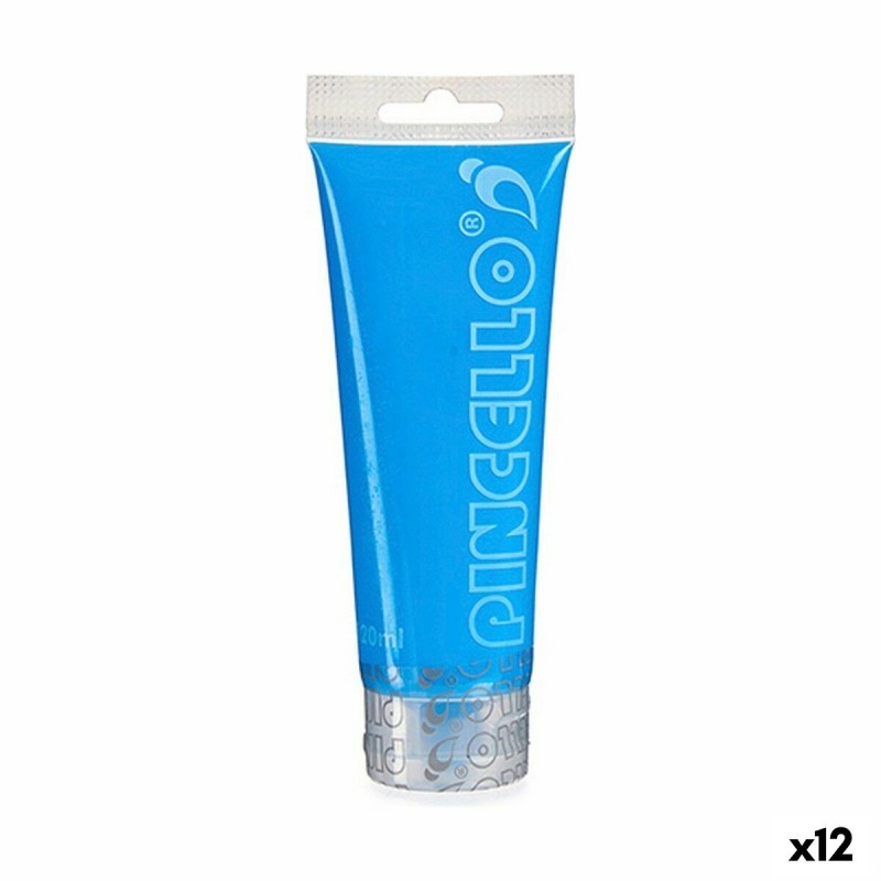 Acrylic paint Light Blue 120 ml (12 Units)