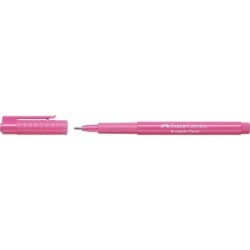 Permanent marker Faber-Castell Broadpen Pastel Pink (10 Units)