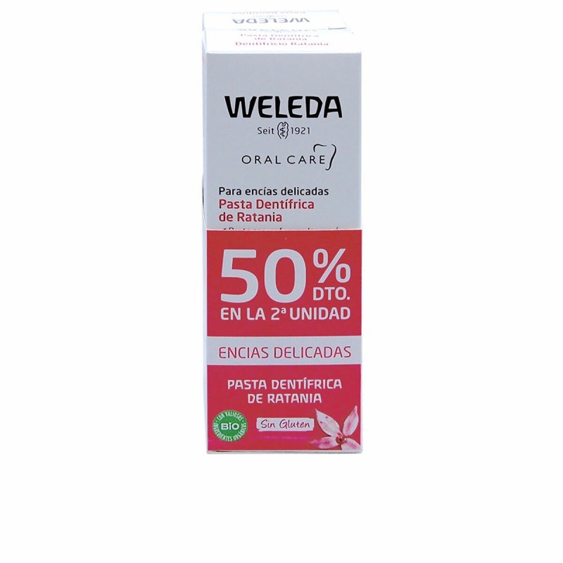 Toothpaste Sensitive Gums Weleda Oral Care 75 ml Para rhatany