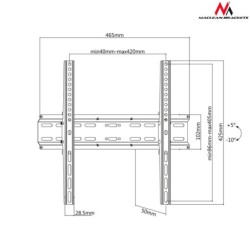 Wall Bracket MacLean MC-748 32" 60" 85" 100"