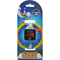 Digital clock Sonic Children's LED Screen Blue Ø 3,5 cm