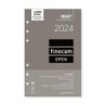 Diary Refill Finocam Open R597 2024 White 11,7 x 18,1 cm